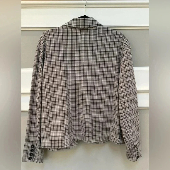 NWOT We the Free Cali Plaid Blazer - Picture 6 of 6